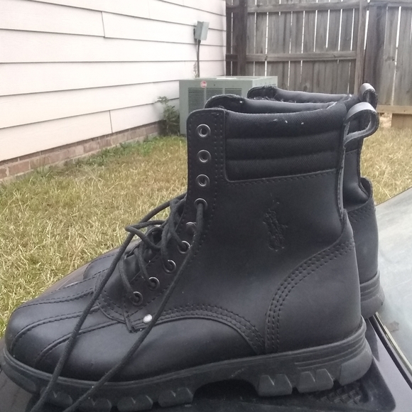 steel toe polo boots